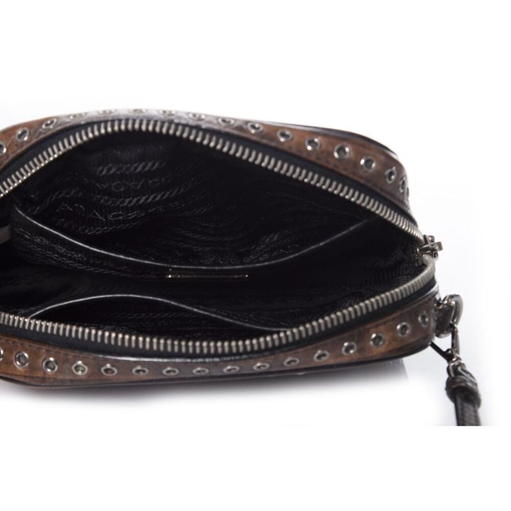 Prada, Vitello vintage embellished camera messenger bag. - Picture 10 of 10